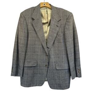 Harold Powell Plaid Tweed Mens‎ Blazer 41R